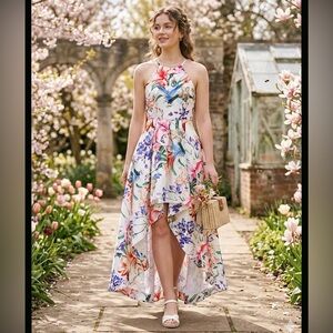 Speechless Juniors 11 Floral High Low Formal Dress Prom Wedding Cruise